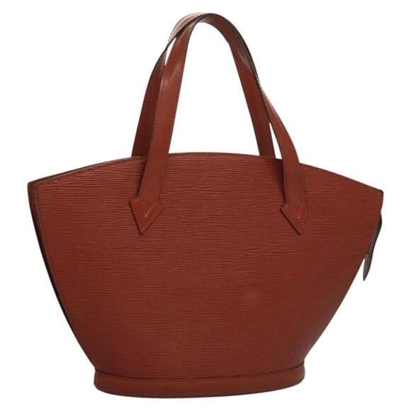LOUIS VUITTON Epi Saint Jacques Hand Bag Brown M52263 LV Auth BA1346 - Picture 1 of 14